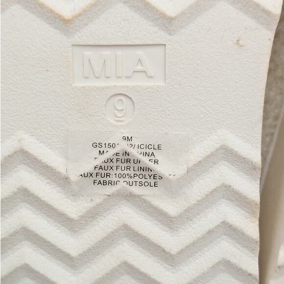 MIA Icicle Slip-On Cozy Shearling Platform Slippers Women's Size US9 EU40 - Picture 9 of 15